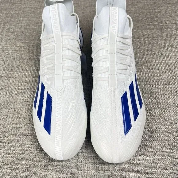 Adidas Adizero Primeknit Football Cleats Mens Size 13 White Blue GV9621